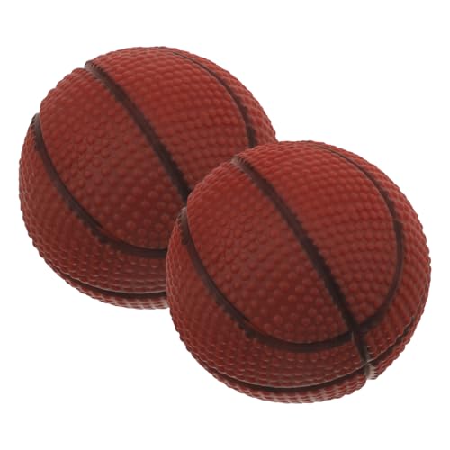 ORFOFE 2Stücke Interaktive Hundebälle Basketball Kauspielzeug für Welpen Quietschendes Bewegung und Training für Kleine und Mittelgroße ORFOFE 2Stücke Interaktive Hundebälle Basketball Kauspielzeug für Welpen Quietschendes Bewegung und Training für Kleine und Mittelgroße von ORFOFE