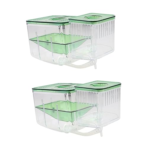 ORFOFE 2 Stücke Box Fisch Inkubation Box Isolation Aquarium Fisch Zucht Tank Für Sicher Verlegung Schlüpfen von ORFOFE