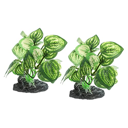 ORFOFE 2pcs Aquariumwasserpflanzen Fischtank Simulierte Pflanzen Gefälschte Pflanzen Schmücken Aquarium -dekore ORFOFE 2pcs Aquariumwasserpflanzen Fischtank Simulierte Pflanzen Gefälschte Pflanzen Schmücken Aquarium -dekore von ORFOFE
