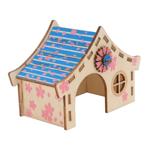 ORFOFE 2 Stücke Hamster Holz Villa Spielzeug Haustier Holz Ruhen Ausübung Spielzeug ORFOFE 2 Stücke Hamster Holz Villa Spielzeug Haustier Holz Ruhen Ausübung Spielzeug von ORFOFE