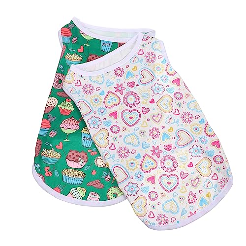 ORFOFE 2st Haustierweste Ärmelloses Nachthemd Hundeshirt Haustierkostümzubehör Kleines Hundeshirt Ärmelloser Hund Frühlingsoutfit Kleine Hunde-Outfits Kleidung Waschbar Stricken ORFOFE 2st Haustierweste Ärmelloses Nachthemd Hundeshirt Haustierkostümzubehör Kleines Hundeshirt Ärmelloser Hund Frühlingsoutfit Kleine Hunde-Outfits Kleidung Waschbar Stricken von ORFOFE