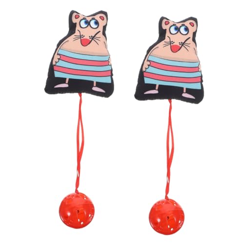 ORFOFE Katzenspielzeug 2 Stück Katzenspielzeug-Bundle Glockenmäuse Spielzeug Für Katzen Plüschspielzeug Mäuse Für Kätzchen ORFOFE Katzenspielzeug 2 Stück Katzenspielzeug-Bundle Glockenmäuse Spielzeug Für Katzen Plüschspielzeug Mäuse Für Kätzchen von ORFOFE