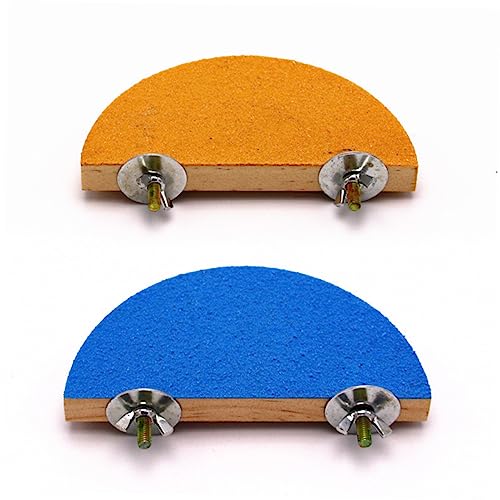 ORFOFE 2St gefrostet große Hamsterkäfige Hamster Spielzeug hamsterspielzeug Spielzeuge Vogelkäfig kleine Tiere Stehen Halbkreis Steht Papagei Sprungbrett aus Holz Schleifplatte ORFOFE 2St gefrostet große Hamsterkäfige Hamster Spielzeug hamsterspielzeug Spielzeuge Vogelkäfig kleine Tiere Stehen Halbkreis Steht Papagei Sprungbrett aus Holz Schleifplatte von ORFOFE