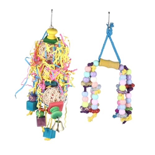 ORFOFE 2 Stück Papageienspielzeug Vogelbeiß- und Kauspielzeug Papagei Haustier Beißrohr Hängespielzeug für Nymphensittiche Sittiche Vögel Zeichenbeiß-Design zufällige Farbe ORFOFE 2 Stück Papageienspielzeug Vogelbeiß- und Kauspielzeug Papagei Haustier Beißrohr Hängespielzeug für Nymphensittiche Sittiche Vögel Zeichenbeiß-Design zufällige Farbe von ORFOFE