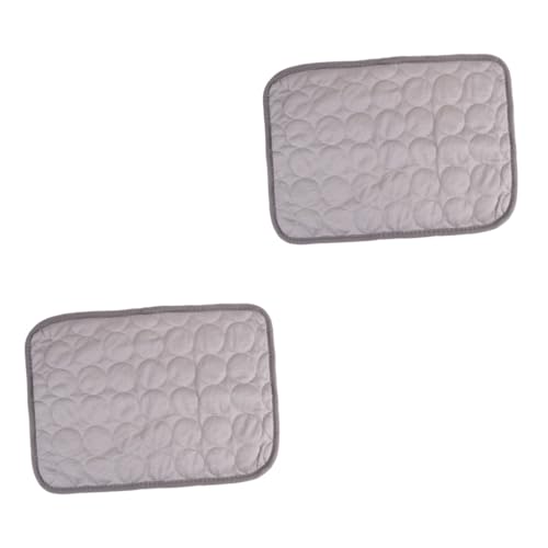 ORFOFE 2 Stücke Sichere Haustier Kühlkissen Hund Katze Matte Matte Für Haustier Bett Leicht Zu Reinigen Grau 40x30 ORFOFE 2 Stücke Sichere Haustier Kühlkissen Hund Katze Matte Matte Für Haustier Bett Leicht Zu Reinigen Grau 40x30 von ORFOFE