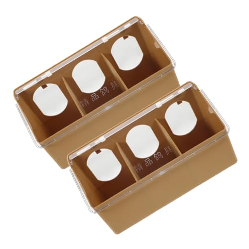 ORFOFE 2stücke Multifunktionale Hängende Futterbox Für Vögel Stabiler Futterbehälter Für Obst Und Gemüse Leicht Zu Reinigen Geeignet Für Tauben Und Wachteln Platzsparend Im Käfig ORFOFE 2stücke Multifunktionale Hängende Futterbox Für Vögel Stabiler Futterbehälter Für Obst Und Gemüse Leicht Zu Reinigen Geeignet Für Tauben Und Wachteln Platzsparend Im Käfig von ORFOFE