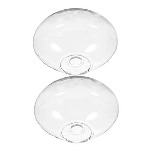ORFOFE 2stücke Wandhängende Terrarium Blumenvase Transparente Hydroponik Vase Für Pflanzen Für Büro Und Zuhause Einfache Pflege Erde von ORFOFE