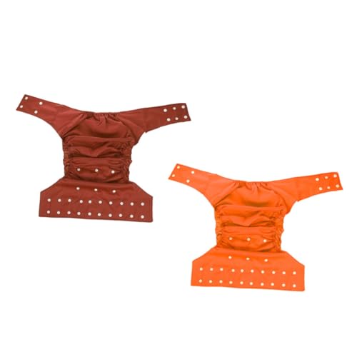 ORFOFE 2stücke Waschbare Erwachsenenwindeln Anti-leck Pants Für Senioren Verstellbare Und Atmungsaktive Stoffwindeln Orange Und Schokolade Für Krankenhausaufenthalte ORFOFE 2stücke Waschbare Erwachsenenwindeln Anti-leck Pants Für Senioren Verstellbare Und Atmungsaktive Stoffwindeln Orange Und Schokolade Für Krankenhausaufenthalte von ORFOFE