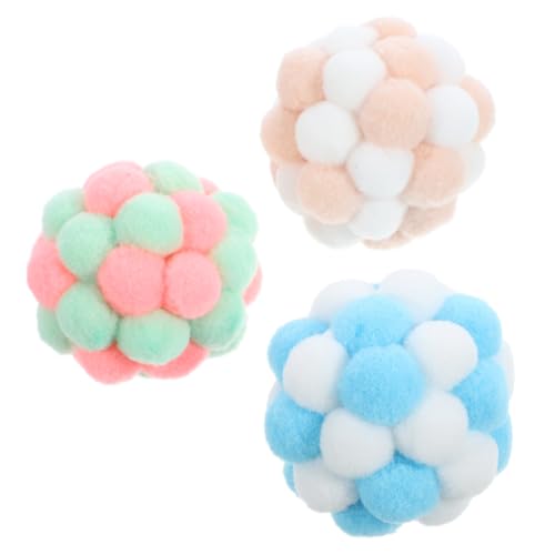 ORFOFE Katzen Ball Set Katzen Bälle Mit Innenbellen Fuzzy Interaktive Bälle Bunten Für Katzen Und Kätzchen Und Spielspaß Katzenball Mit Geräusch ORFOFE Katzen Ball Set Katzen Bälle Mit Innenbellen Fuzzy Interaktive Bälle Bunten Für Katzen Und Kätzchen Und Spielspaß Katzenball Mit Geräusch von ORFOFE