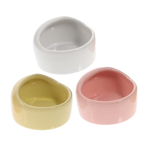 ORFOFE Keramik-Futternapf für Hamster Kleiner Futternapf für Trocken- und Nassfutter Anti-Kipp- und Anti-Beiß-Design 3er-Pack ORFOFE Keramik-Futternapf für Hamster Kleiner Futternapf für Trocken- und Nassfutter Anti-Kipp- und Anti-Beiß-Design 3er-Pack von ORFOFE