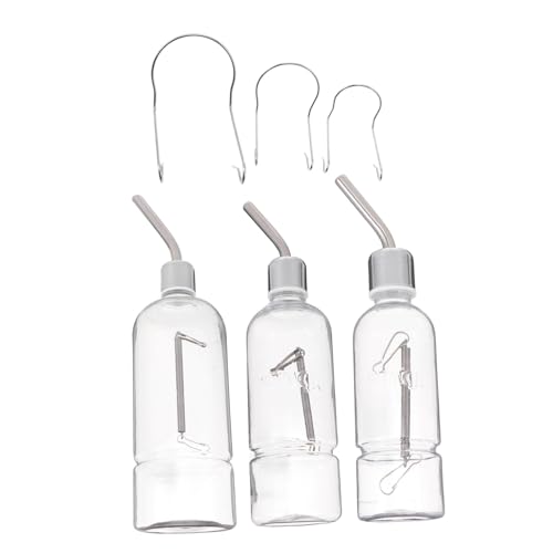 ORFOFE 3 Stück Teiliges Automatisches Trinkflaschen aus Edelstahl für Kleintiere Auslaufsicher Transparenter Wasserspender für Hamster Meerschweinchen Frettchen und Nager ORFOFE 3 Stück Teiliges Automatisches Trinkflaschen aus Edelstahl für Kleintiere Auslaufsicher Transparenter Wasserspender für Hamster Meerschweinchen Frettchen und Nager von ORFOFE