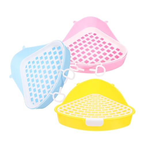 ORFOFE 3 Stücke Wurf Box Fach Tier Toilette Ecke Komfortable Design Für Bunny ORFOFE 3 Stücke Wurf Box Fach Tier Toilette Ecke Komfortable Design Für Bunny von ORFOFE