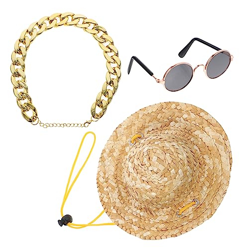 ORFOFE Sun for Your 3-in-1-set Aus Hut Und Halskette Für Katzen Und Hunde von ORFOFE