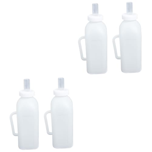 ORFOFE 2sets Kalb Fütterung Flaschen Sterilisierbar Container Für Haustiere Neugeborene Tiere 2 Stücke * 2 von ORFOFE