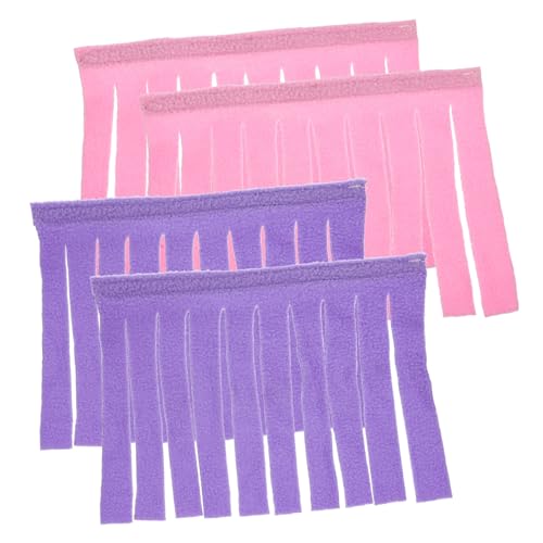 ORFOFE 4 Stück Hamster Versteck Türvorhang Meerschweinchen und Kaninchen Versteck mit Hängematte und Tassel Design Stabile Weiche Kleintierhöhle für Käfigecke Einfach zu Befestigen ORFOFE 4 Stück Hamster Versteck Türvorhang Meerschweinchen und Kaninchen Versteck mit Hängematte und Tassel Design Stabile Weiche Kleintierhöhle für Käfigecke Einfach zu Befestigen von ORFOFE