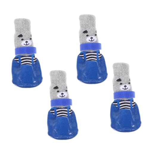ORFOFE 4 Stück Haustierschuhe Bezaubernde Haustiersocken Welpenzubehör Hundesocken Verschleißfeste Hundepfotenschützer Austauschbare Hundepfotenschützer Waschbare Pfotenschützer ORFOFE 4 Stück Haustierschuhe Bezaubernde Haustiersocken Welpenzubehör Hundesocken Verschleißfeste Hundepfotenschützer Austauschbare Hundepfotenschützer Waschbare Pfotenschützer von ORFOFE