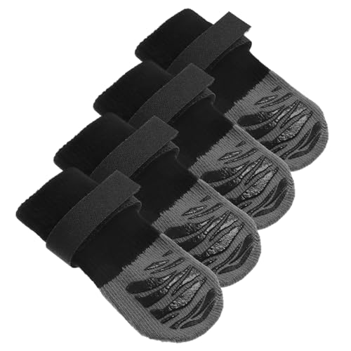 ORFOFE Tragbare Hundesocken 4 Stück Atmungsaktive Hundeschuhe Für Hunde Welpenbedarf ORFOFE Tragbare Hundesocken 4 Stück Atmungsaktive Hundeschuhe Für Hunde Welpenbedarf von ORFOFE