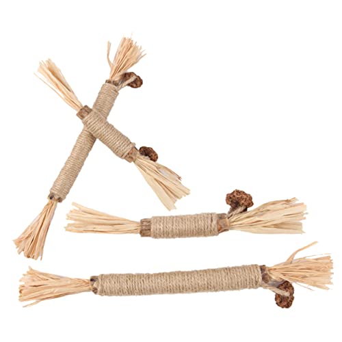 ORFOFE Praktisches Katzenspielzeug 4er-Pack Holzspielzeug Für Backenzähne Kätzchen Natürliches Interaktives Spielzeug Für Katzen ORFOFE Praktisches Katzenspielzeug 4er-Pack Holzspielzeug Für Backenzähne Kätzchen Natürliches Interaktives Spielzeug Für Katzen von ORFOFE