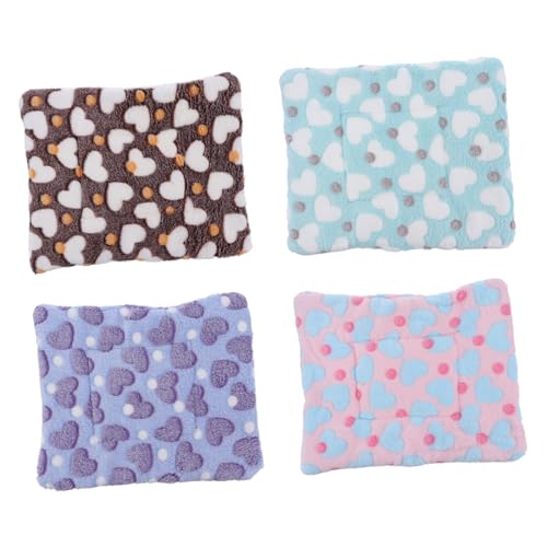 ORFOFE 4er-Pack Meerschweinchen-Bettwäsche Fleece-Matratze warmes Haustierkissen Nest für Kleintiere ORFOFE 4er-Pack Meerschweinchen-Bettwäsche Fleece-Matratze warmes Haustierkissen Nest für Kleintiere von ORFOFE