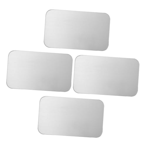 ORFOFE 4 Stück Teiliges Aluminium Kühlpad für Kleintiere Schnelle Wärmeableitung Wiederverwendbar Glatte Oberfläche für Kaninchen Hamster Meerschweinchen Sommerbett ORFOFE 4 Stück Teiliges Aluminium Kühlpad für Kleintiere Schnelle Wärmeableitung Wiederverwendbar Glatte Oberfläche für Kaninchen Hamster Meerschweinchen Sommerbett von ORFOFE