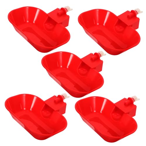 ORFOFE Automatische Geflügeltränken 5er-Pack große Hühnertränke Wasserfutternapf für Enten Gänse mit Auslaufschutz ORFOFE Automatische Geflügeltränken 5er-Pack große Hühnertränke Wasserfutternapf für Enten Gänse mit Auslaufschutz von ORFOFE