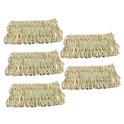 ORFOFE Einstreu-Strohmatten für Kaninchen 5er-Pack Schlafmatten für Haustiere kühlende Bequeme Matten für Kaninchen und Hamster ORFOFE Einstreu-Strohmatten für Kaninchen 5er-Pack Schlafmatten für Haustiere kühlende Bequeme Matten für Kaninchen und Hamster von ORFOFE