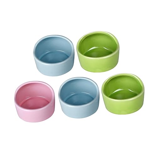 ORFOFE Keramik-s-näpfe 5er-Pack Futternapf-Set für Haustiere für Hamster Vögel Papageien Eichhörnchen Auslaufsicher Leicht Zu Reinigen ORFOFE Keramik-s-näpfe 5er-Pack Futternapf-Set für Haustiere für Hamster Vögel Papageien Eichhörnchen Auslaufsicher Leicht Zu Reinigen von ORFOFE