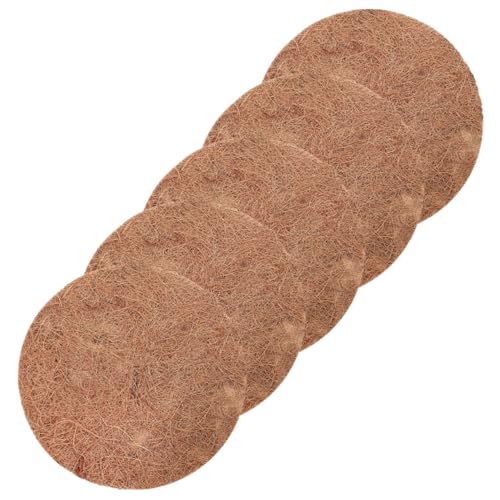 ORFOFE 5 Stück Teiliges Vogelnest-pad aus Natürlicher Kokosfaser Langlebige Nistmatte für Tauben und Kleine Vögel Schützendes Nestpolster für Vogeleier und Brutplätze von ORFOFE