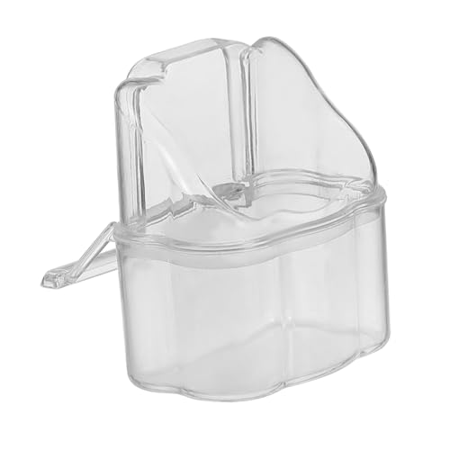 ORFOFE 5 Stück Teiliges Vogeltrinkbecher Acryl Großer Fassungsvermögen Hänge Design Praktischer Papagei Futterbecher für Vogelkäfige Geeignet für Wellensittiche und Wildvögel Einfach zu ORFOFE 5 Stück Teiliges Vogeltrinkbecher Acryl Großer Fassungsvermögen Hänge Design Praktischer Papagei Futterbecher für Vogelkäfige Geeignet für Wellensittiche und Wildvögel Einfach zu von ORFOFE