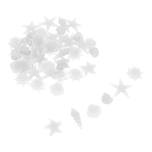 ORFOFE Aquarium 50 Stücke Harz Steine felsen Weiß Glow Dark Fisch Tank Verzierungen ORFOFE Aquarium 50 Stücke Harz Steine felsen Weiß Glow Dark Fisch Tank Verzierungen von ORFOFE