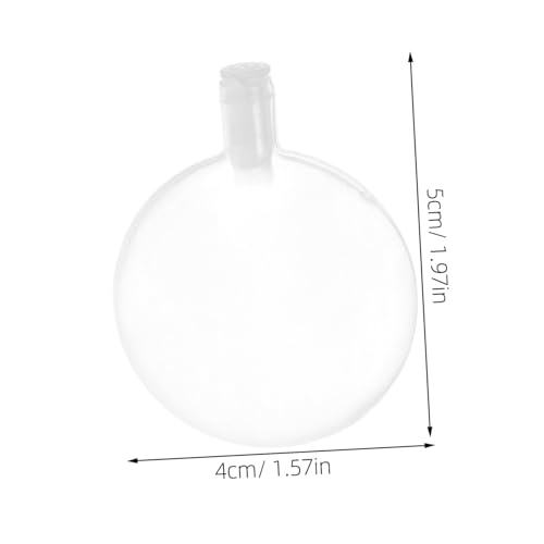 ORFOFE 50er Packung Pack Transparente Runde Quietscher aus Eva Kunststoff für Hundespielzeug Geräuschintensiver Ersatz Einsatz Leicht zu Halten für Haustiere und Junge Mädchen DIY von ORFOFE