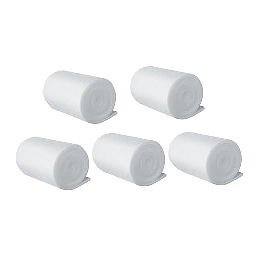 ORFOFE 5St Filter für Aquarien Filter medium filtermatten Filterpad Aquarium Zahnseide Aquariumfilter Sieb Schwämme Filter Catton Filterschwamm für Aquarium verdicken Kleiner Schwamm Weiß von ORFOFE