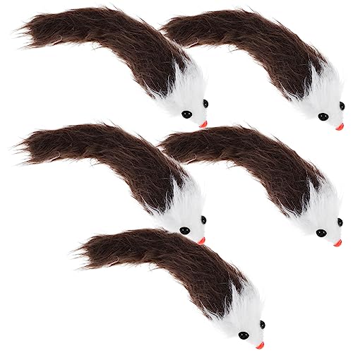 ORFOFE 5 Stücke Interaktive Katze Für Indoor Katzen Weiche Plüsch Mäuse Katze Spielzeug Aufruf Für Kätzchen ORFOFE 5 Stücke Interaktive Katze Für Indoor Katzen Weiche Plüsch Mäuse Katze Spielzeug Aufruf Für Kätzchen von ORFOFE