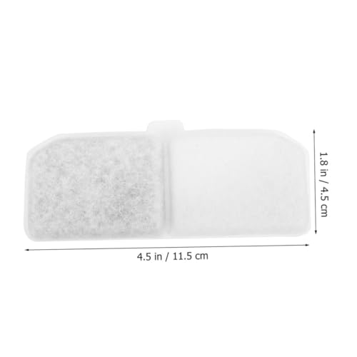 ORFOFE 6 Stück Teiliges Aktivkohlefilter für Haustier Trinkbrunnen Wasserfilter Ersatzfilter für Katzenbrunnen mit Starker Filtration gegen Gerüche und Verunreinigungen Geeignet für Pet von ORFOFE