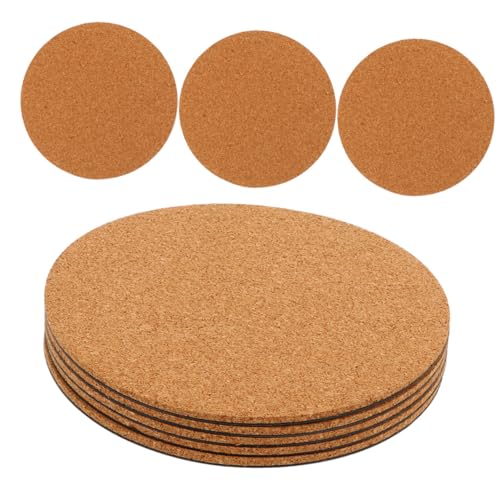 ORFOFE 8 Stück Kunststoff Kork Blumentopfmatte Blumentopf Pad Pflanzen Untersetzer Matte Kork Matte Garten Pflanzen Pad DIY Cup Pad Blumentopf Pads Kork Pflanzen Pad Blumentopf von ORFOFE