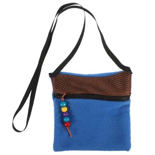 ORFOFE Atmungsaktive Tragbare Hamster Tragetasche Belüftung Strapazierfähiger Outdoor Schlafsack für Kleine Tiere Wie Hamster Meerschweinchen und Eidechsen Modisches Zufällige Farbe von ORFOFE