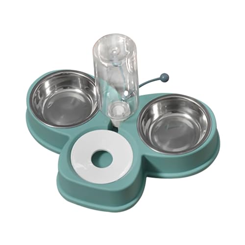 ORFOFE Automatischer Futterspender für Haustiere rutschfeste Basis abnehmbare Flasche Tierfutter- und Wasserspender-Set für Hunde und Katzen ORFOFE Automatischer Futterspender für Haustiere rutschfeste Basis abnehmbare Flasche Tierfutter- und Wasserspender-Set für Hunde und Katzen von ORFOFE