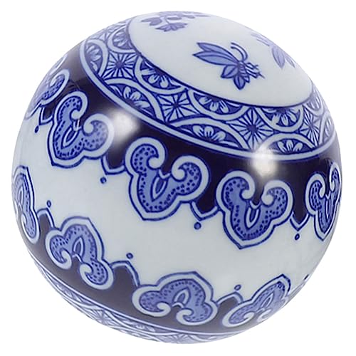 ORFOFE Ballschmuck Heimfloatkugeldekoration Porcelain Orbs Decorative Balls and Porcelain Aquariumschmuck Floating Orbs Spheres Centerpiece Balls for Bowl Vase Basket Aquarium Fish Tank von ORFOFE