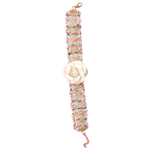 ORFOFE Halsband Als Haustier Dekoration Blumenmotiv Katzenhalsband Für Kätzchen Üßes Haustierhalsband Mit Dekorativem Blumenanhänger Einstellbare Änge + Ideal Für Fotos Und Stilvolle Auftritte ORFOFE Halsband Als Haustier Dekoration Blumenmotiv Katzenhalsband Für Kätzchen Üßes Haustierhalsband Mit Dekorativem Blumenanhänger Einstellbare Änge + Ideal Für Fotos Und Stilvolle Auftritte von ORFOFE
