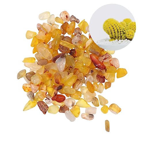 ORFOFE Garten für Garten Gelb Achat Kies Unregelmäßige Steine für Fisch Tank Topf Home Decor ORFOFE Garten für Garten Gelb Achat Kies Unregelmäßige Steine für Fisch Tank Topf Home Decor von ORFOFE