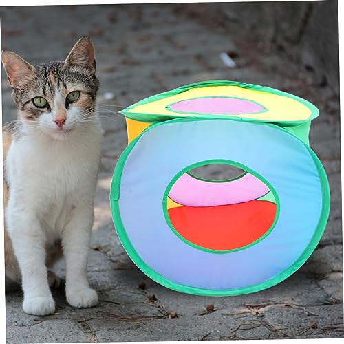 ORFOFE Faltbares Katzenhaus Atmungsaktives Spielzelt für Katzen Verstecken Tragbar und Verschleißfest für Angenehmes Schlafumfeld und Gesunde Aktivitäten ORFOFE Faltbares Katzenhaus Atmungsaktives Spielzelt für Katzen Verstecken Tragbar und Verschleißfest für Angenehmes Schlafumfeld und Gesunde Aktivitäten von ORFOFE