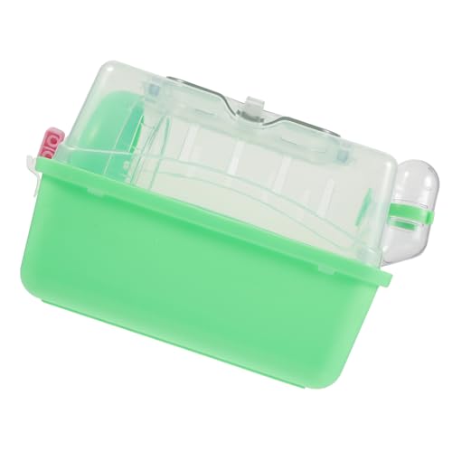 ORFOFE Großer Hamsterkäfig mit Panoramafenster Atmungsaktives Kleintierhaus für Hamster und Meerschweinchen Geräumiges Nagergehege Transparentes Design für Bessere Sicht und Komfort von ORFOFE