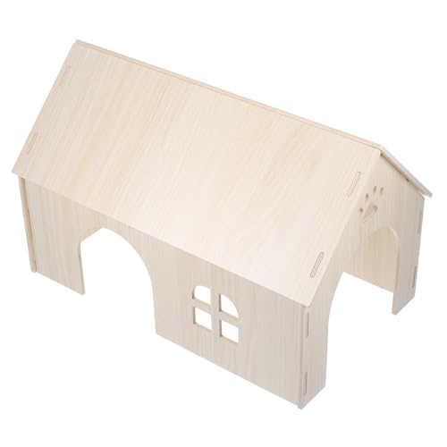 ORFOFE Großes Holzhaus für Kleintiere Langlebiges Hamsterversteck und Meerschweinchen Spielhaus Gemütliches Nest für Nagetiere Wie Chinchilla und Kleine Haustiere Sicheres Rückzugsort ORFOFE Großes Holzhaus für Kleintiere Langlebiges Hamsterversteck und Meerschweinchen Spielhaus Gemütliches Nest für Nagetiere Wie Chinchilla und Kleine Haustiere Sicheres Rückzugsort von ORFOFE