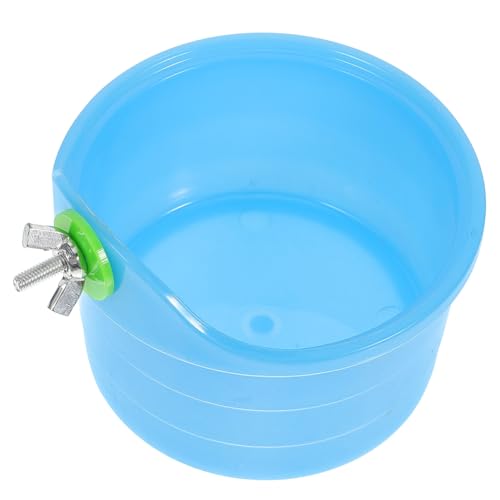 ORFOFE Hängende Vogelbadewanne aus Kunststoff Kleine bis Mittlere Papageien Badebox Praktisches Badezubehör für Wellensittiche Nymphensittiche und Andere Haustier Vögel Zufällige Farbe von ORFOFE