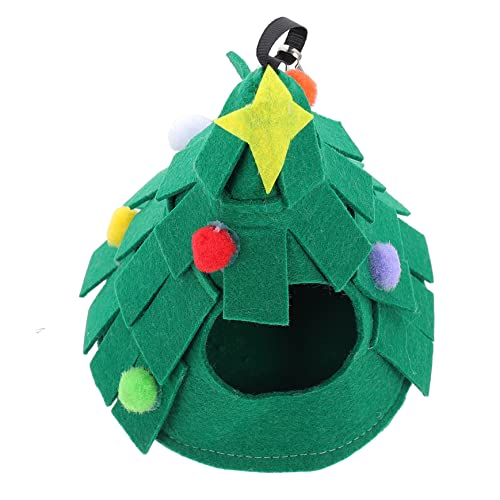 ORFOFE Hängendes Hamsternest Weihnachtsbaumform Bequeme Hamsterhängematte Für Kleine Haustiere Ideales Haustierhaus Zur Schaffung Eines Gemütlichen Rückzugsorts Für Hamster Und ORFOFE Hängendes Hamsternest Weihnachtsbaumform Bequeme Hamsterhängematte Für Kleine Haustiere Ideales Haustierhaus Zur Schaffung Eines Gemütlichen Rückzugsorts Für Hamster Und von ORFOFE