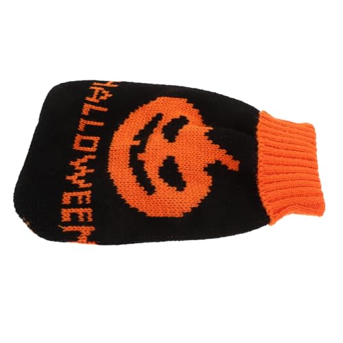 ORFOFE Halloween Hundepullover Warm Weicher Haustier-Sweater für Kleine Hunde Katzen Hautfreundlich Maschinenwaschbar Modisch und Bequem für Herbst Party und Fotoshootings von ORFOFE