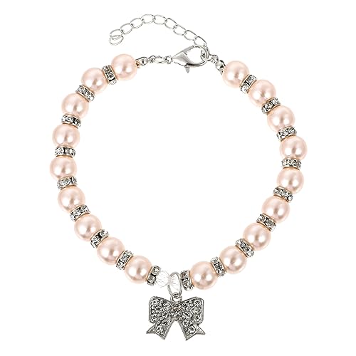 ORFOFE Modische Haustier-Halskette Hundehalskette Schickes Design Imitationshalsband Für Haustiere Imitationshalsband von ORFOFE