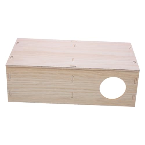 ORFOFE Hamster Holzhaus mit Zwei Kammern Natürliches Holz versteck für Hamster Igel und Kleine Kleintiere Robustes Mehrzweck nagerhaus zum Verstecken und Ausruhen Sicher und Langlebig ORFOFE Hamster Holzhaus mit Zwei Kammern Natürliches Holz versteck für Hamster Igel und Kleine Kleintiere Robustes Mehrzweck nagerhaus zum Verstecken und Ausruhen Sicher und Langlebig von ORFOFE