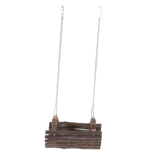 ORFOFE Holzschaukel Für Hamster Chinchilla Und Ratten Hängemattenspielzeug Für Kleine Käfige rutschfeste Design Natürliche Holz Backenzahnspezielles Spielzeug ORFOFE Holzschaukel Für Hamster Chinchilla Und Ratten Hängemattenspielzeug Für Kleine Käfige rutschfeste Design Natürliche Holz Backenzahnspezielles Spielzeug von ORFOFE