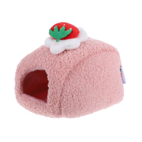 ORFOFE Hamster Kuschelnest Rollform Wärmendes Versteck Haus für Hamster und Kleine Haustiere Abnehmbar Leicht zu Reinigen Vielseitiges Kuschelnest für Kleintierkäfig von ORFOFE